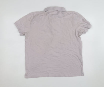 Lyle & Scott Men’s Grey Cotton Polo Shirt XL Classic Fit