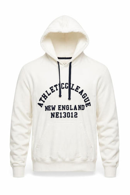Marks and Spencer Blue Harbour Men's White Pullover Hoodie Size L