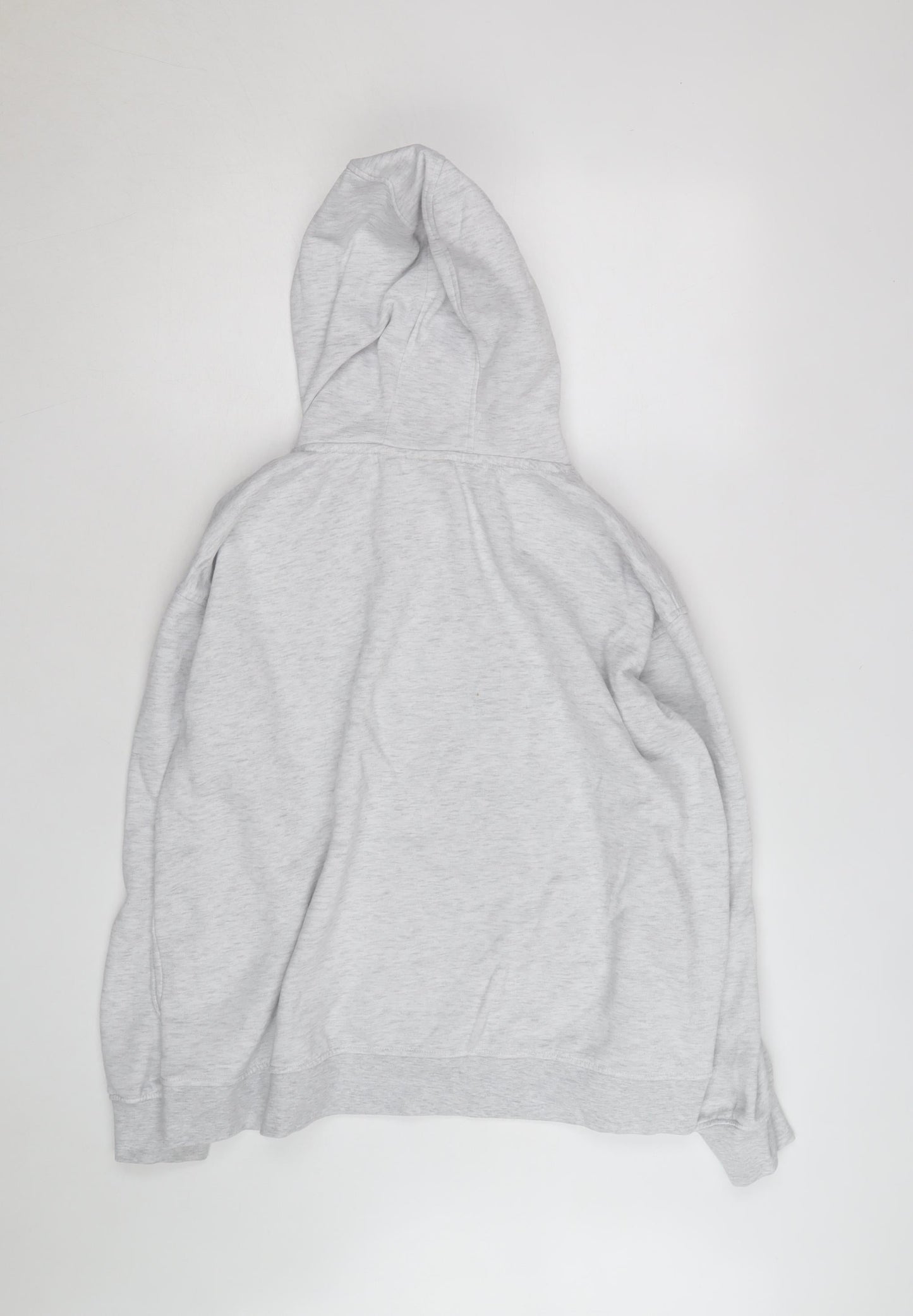 Disney Women Grey Stitch Hoodie XL Pullover Lined Sweatshirt