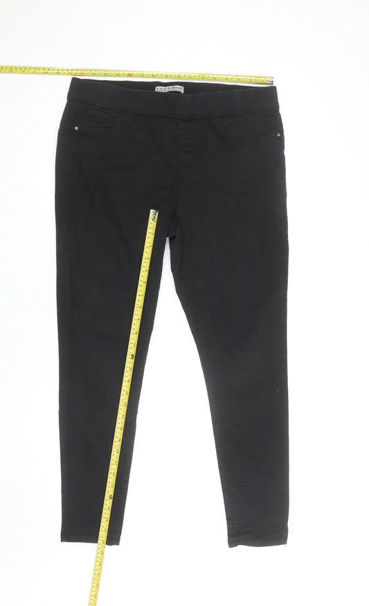 Denim & Co. Women's Black Jegging Trousers Size 18 Elastic Waist