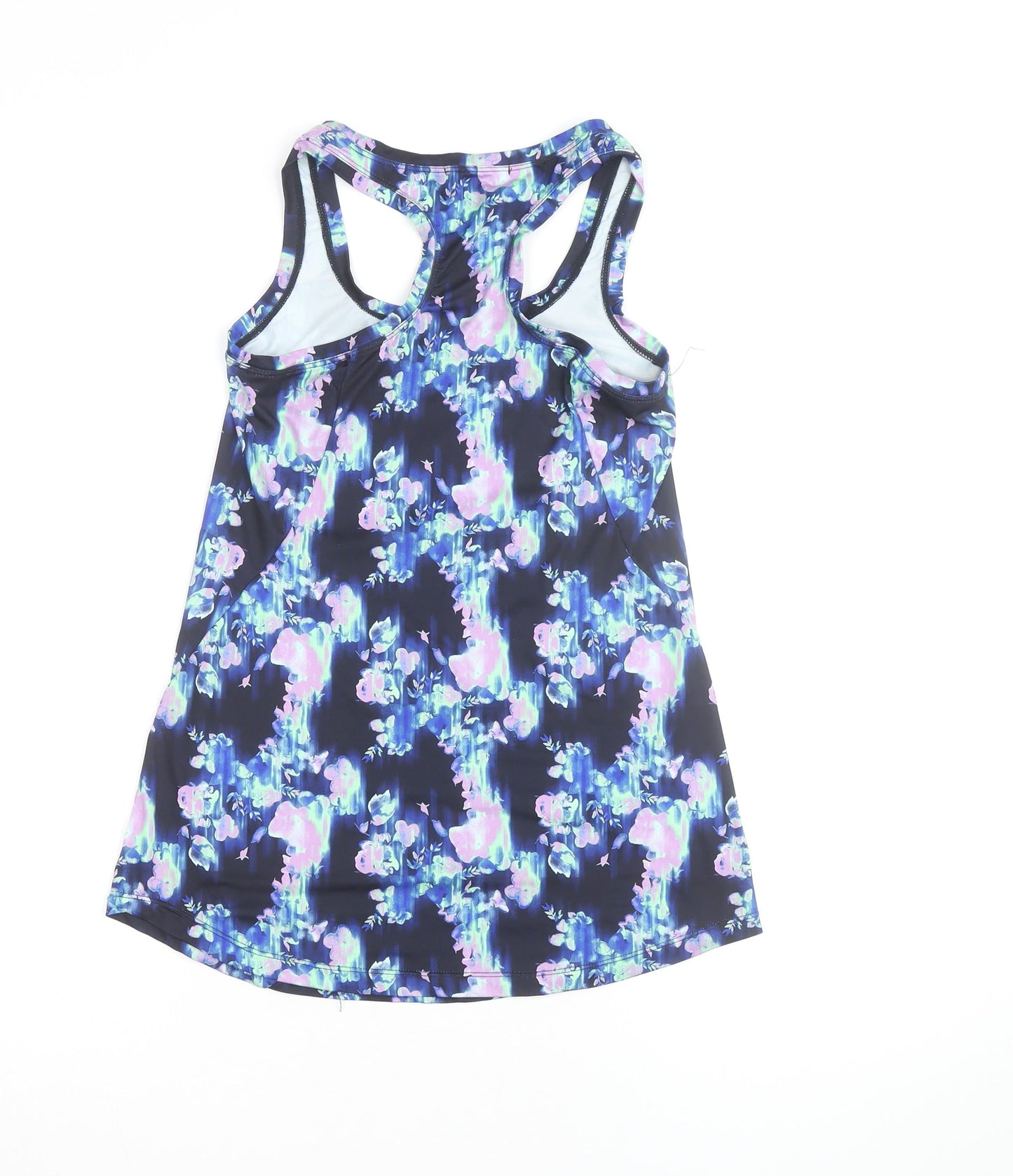 Elle Sport Womens Multicoloured Size 10 Racerback Tank Top