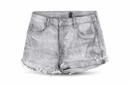 H&M Divided Women's Grey Denim Cut-Off Shorts Size 12
