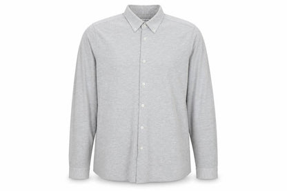 Taylor & Wright Men's Grey Slim Fit Long Sleeve Button-Up Shirt Size L