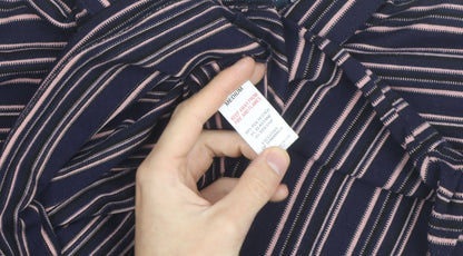 Easy Men’s Blue Striped Collared Short Sleeve Polo Shirt Size M