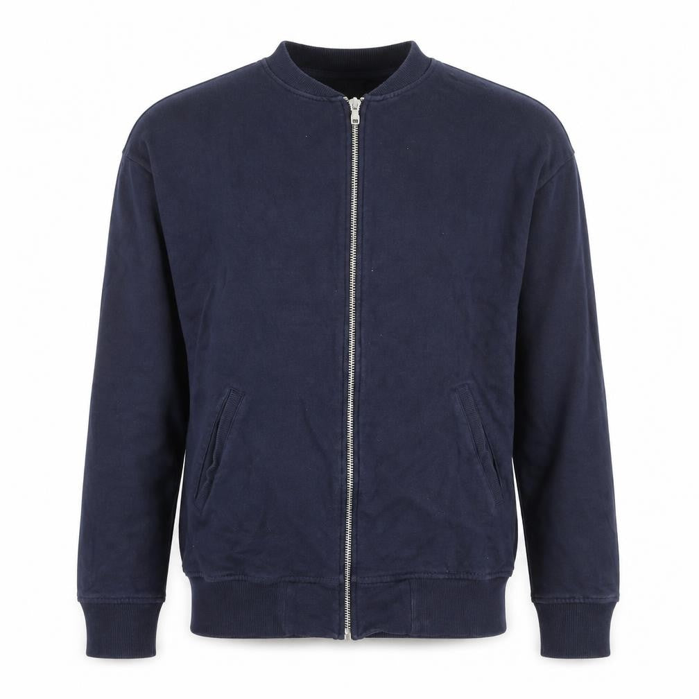 ASOS Men’s Blue Cotton Zip Basic Jacket Size S Regular Fit
