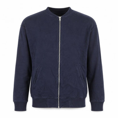 ASOS Men’s Blue Cotton Zip Basic Jacket Size S Regular Fit