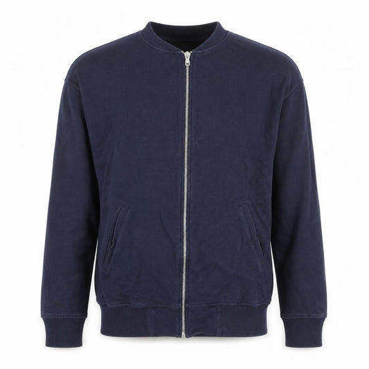 ASOS Men’s Blue Cotton Zip Basic Jacket Size S Regular Fit