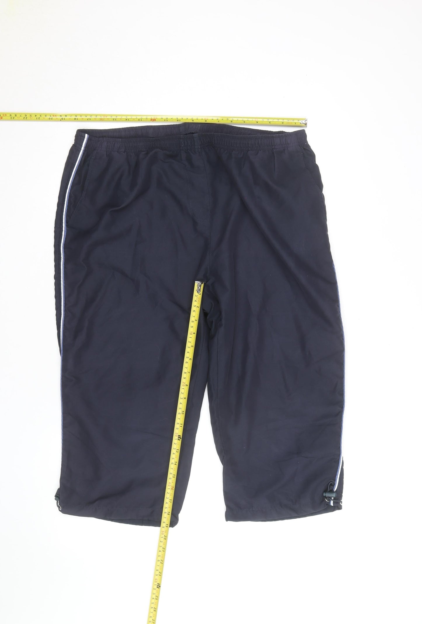 BM Women’s Black Size 18 Bermuda Shorts with Drawstring Detail