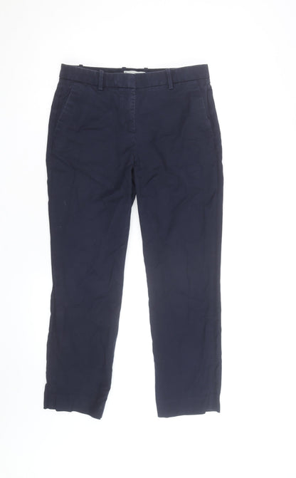 Gap Men's Blue Tailored Crop Cotton Stretch Trousers Slim Fit 4R