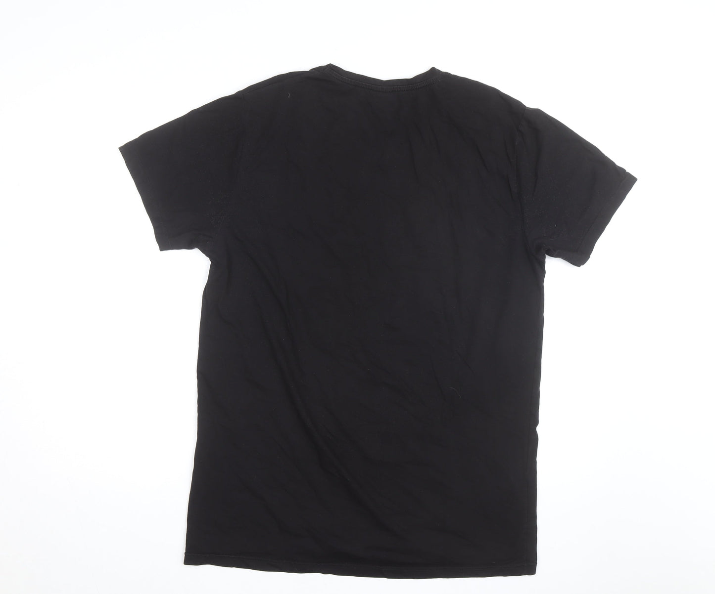 BK Elvis Men's Black 2XL Graphic Print Crew Neck T-Shirt
