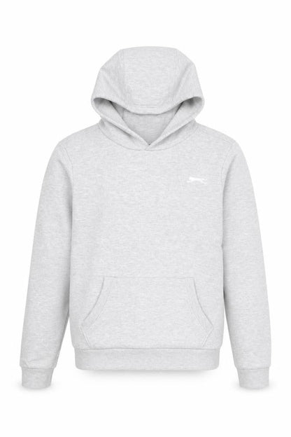 Slazenger Boys Grey Pullover Hoodie Size 11-12 Years Fleece Lined