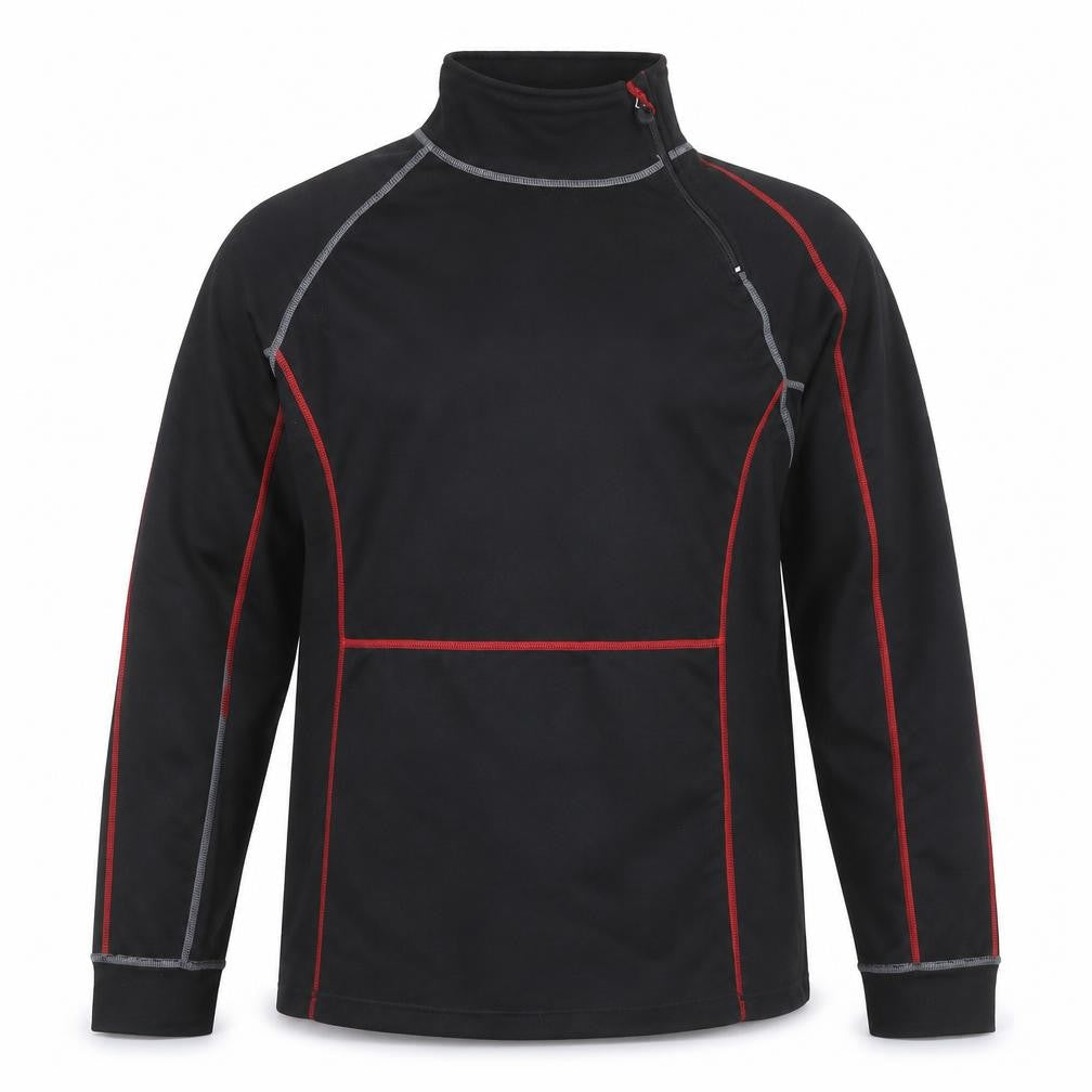 Crane Men’s Black Medium 1/4 Zip Fleece Sports Jacket