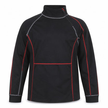 Crane Men’s Black Medium 1/4 Zip Fleece Sports Jacket