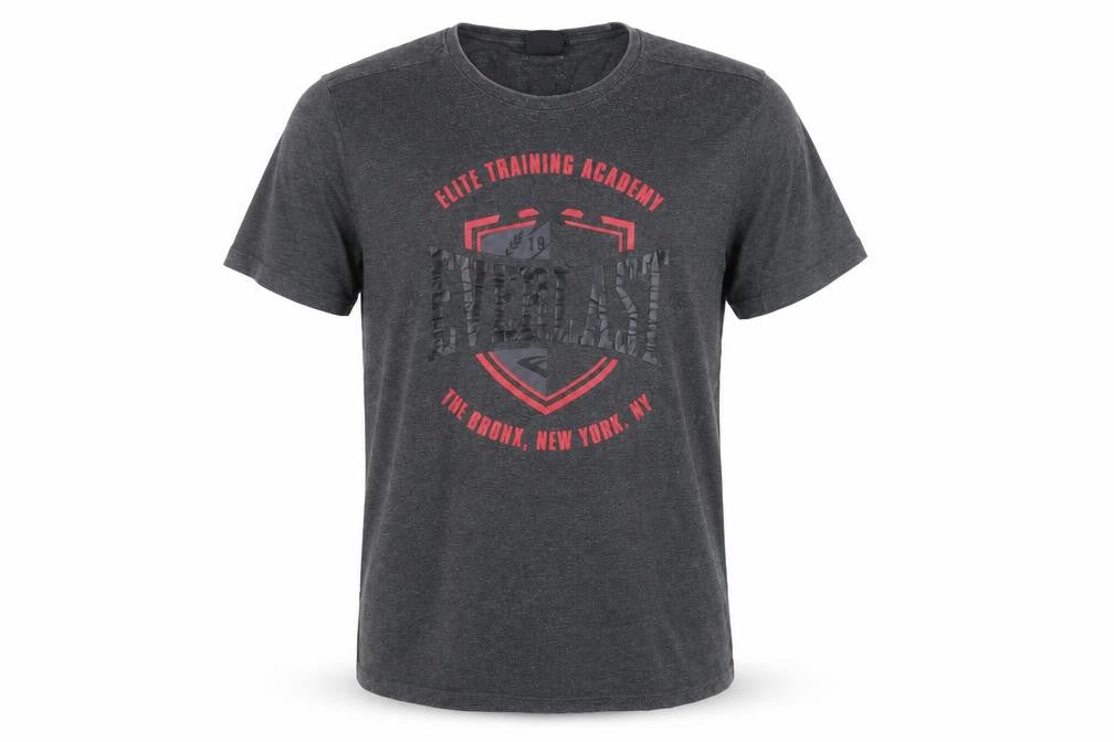 Everlast Men's Dark Grey Short Sleeve Graphic T-Shirt XL Athletic Style
