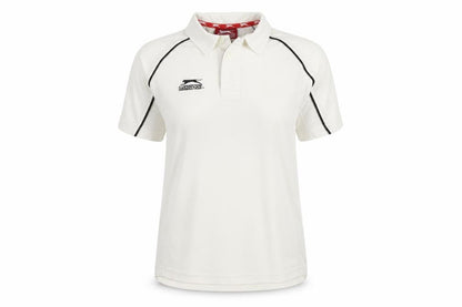 Slazenger Women's Ivory Polo Sports Top Size M Moisture Wicking