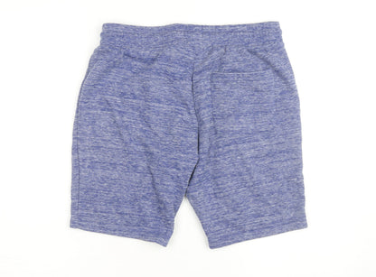 Peacocks Mens Blue Sweat Shorts Small Drawstring Elastic Waist