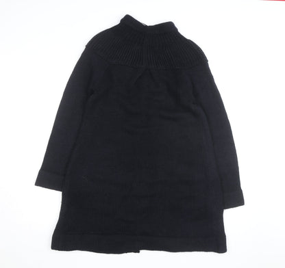 MK Women’s Black Mock Neck Long Sleeve Knit Cardigan Size 10