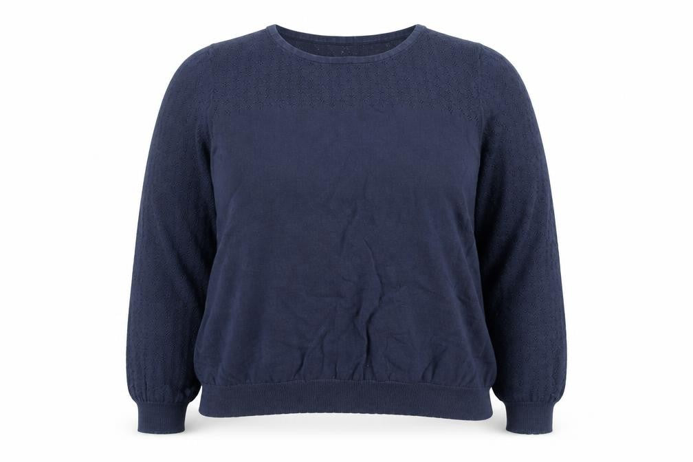 Next Maternity Blue Cotton Knit Jumper Women's Size 16