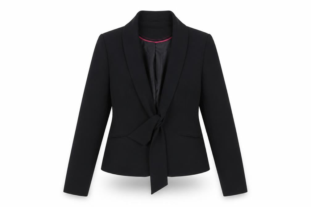 Next Women Black Size 12 Shawl Lapel Single-Breasted Blazer