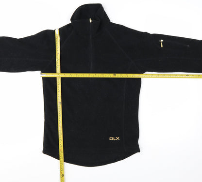 Trespass DLX Women's Black Fleece Pullover XS 1/2 Zip Sweatshirt