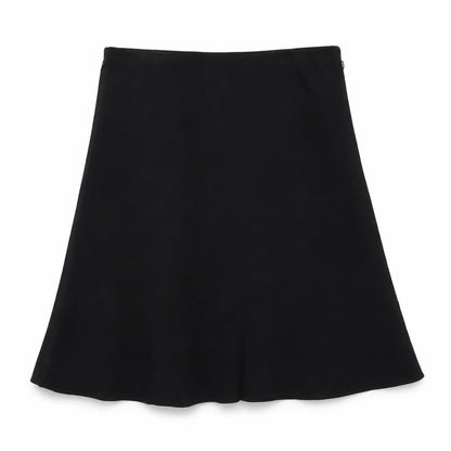 Marks and Spencer Womens Black A-Line Midi Skirt Size 20