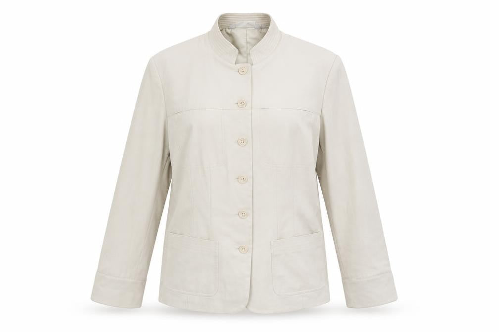 Next Womens Beige Size 14 Blazer Jacket Regular Fit