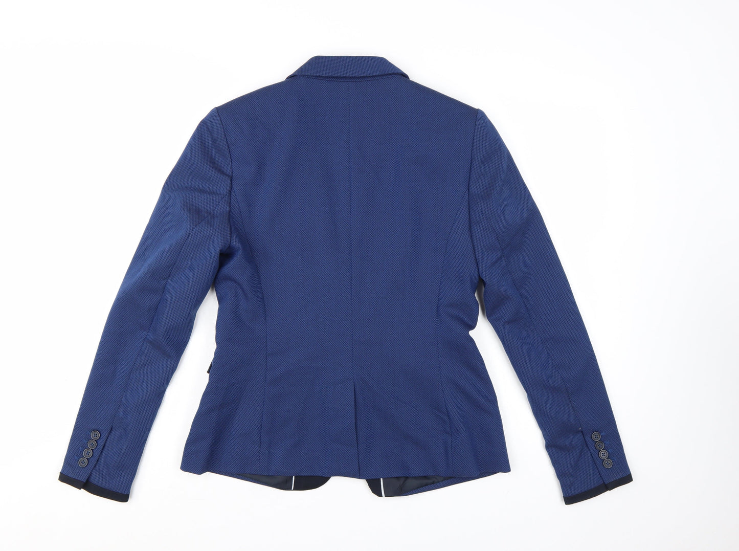 Next Women Blue Slim Fit Single-Breasted Blazer Size 12R