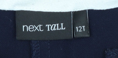 Next Women's Blue Tall Size 12 Straight Leg Trousers