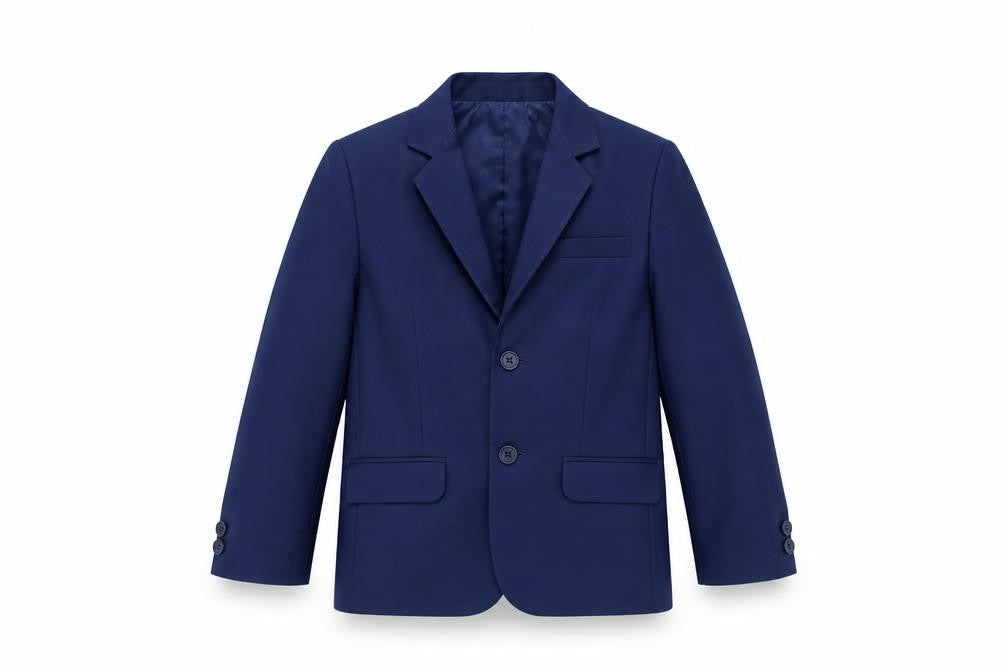 Vivaki Boys Blue 6 Years Classic Two-Button Suit Jacket