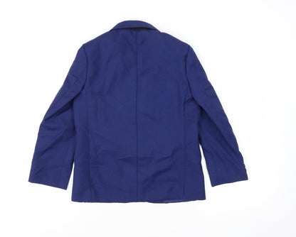 Vivaki Boys Blue 6 Years Classic Two-Button Suit Jacket