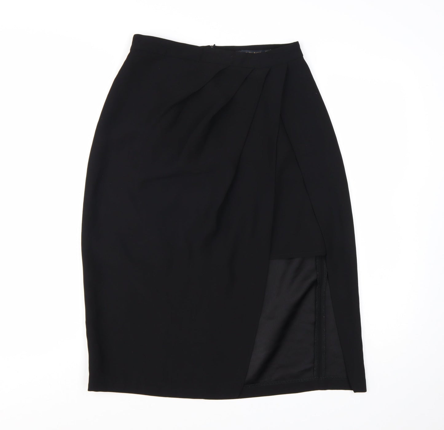 Zara Basic Women's Black Size 8 Pencil Skirt Knee Length Workwear