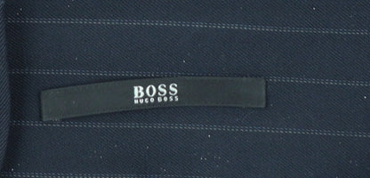 Hugo Boss Women's Black Pinstripe Wool Pencil Skirt Size 6
