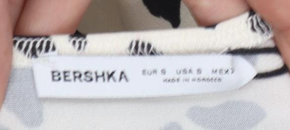 Bershka Women's Multicoloured Halter Camisole Tank Top S