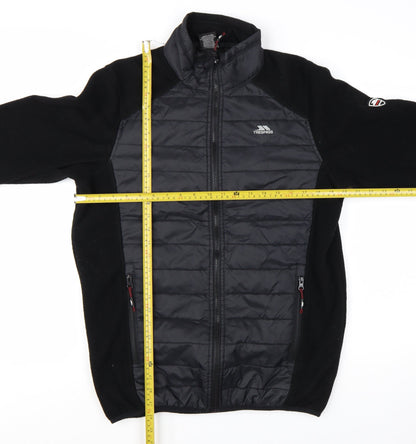Trespass Men's Black M Insulated Puffer Jacket Full Zip Outdoor
