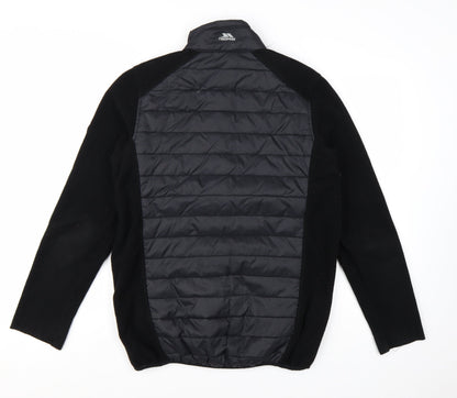Trespass Men's Black M Insulated Puffer Jacket Full Zip Outdoor
