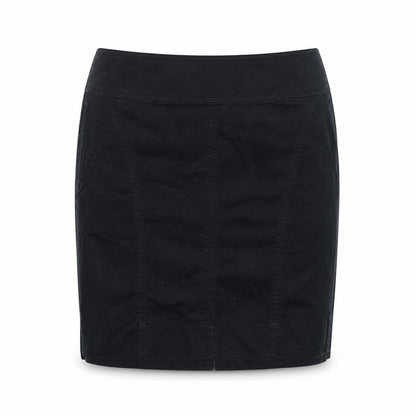 Esprit Women's Black Size 14 Pencil Skirt Cotton Stretch Workwear