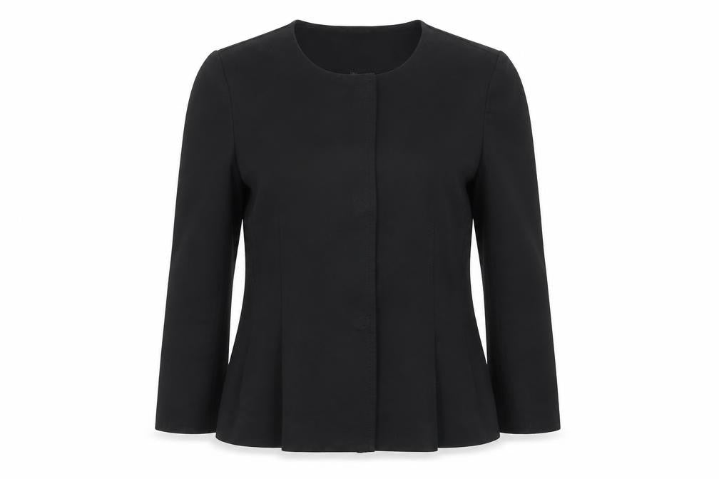 Banana Republic Women Black Size 12 Tailored Suit Jacket