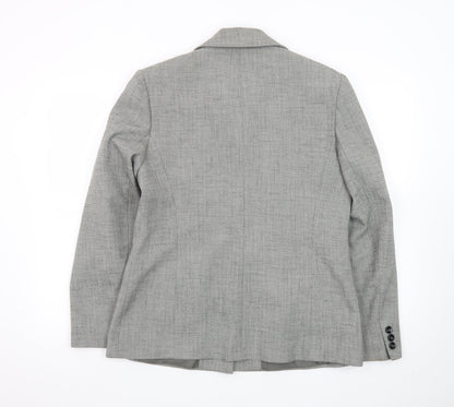 Autonomy Classic Women's Grey Size 14 Single-Breasted Suit Jacket
