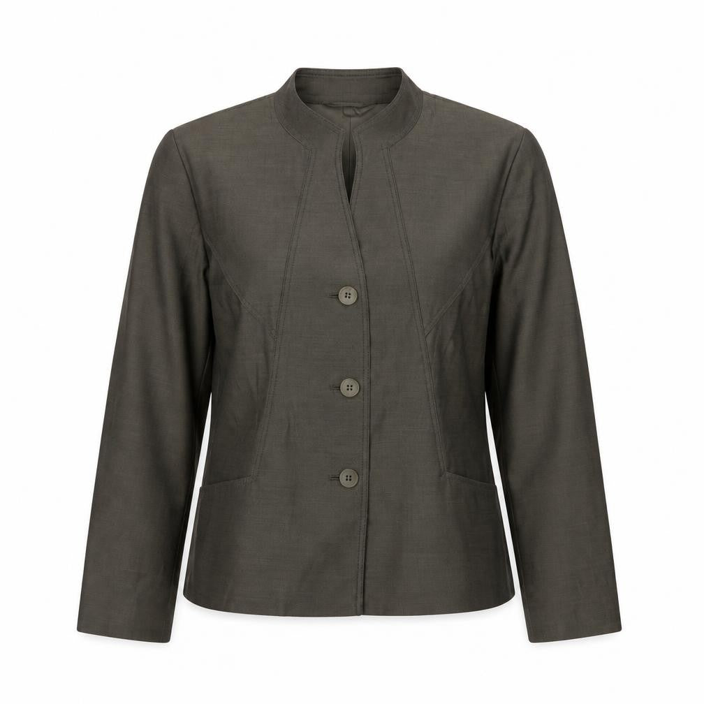 Precis Petite Brown Wool Blend Petite Blazer Jacket UK 14