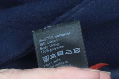John Lewis Women Navy Blue Size 14 Classic Single-Breasted Blazer