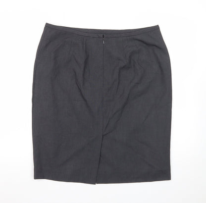 Calvin Klein Women's Black Size 14 Pencil Skirt Workwear