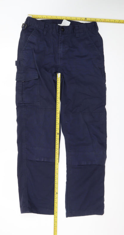 Regatta Professional Men's Blue Cargo Workwear Trousers 30W 31L