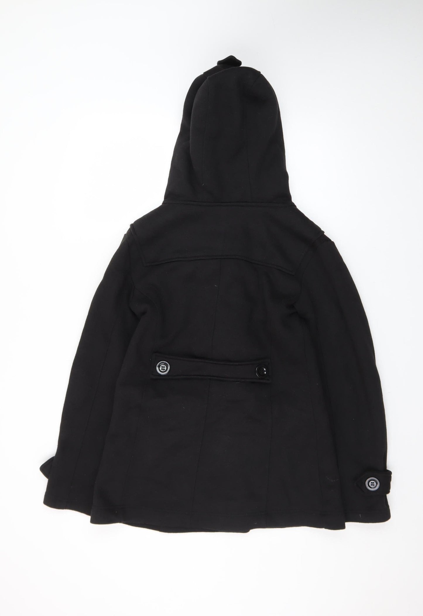 Urban Diva Women's Black Hooded Duffle Coat Size 8