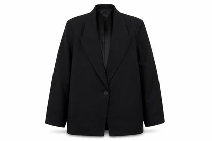PRETTYLITTLETHING Women’s Black Size 12 Single-Breasted Blazer