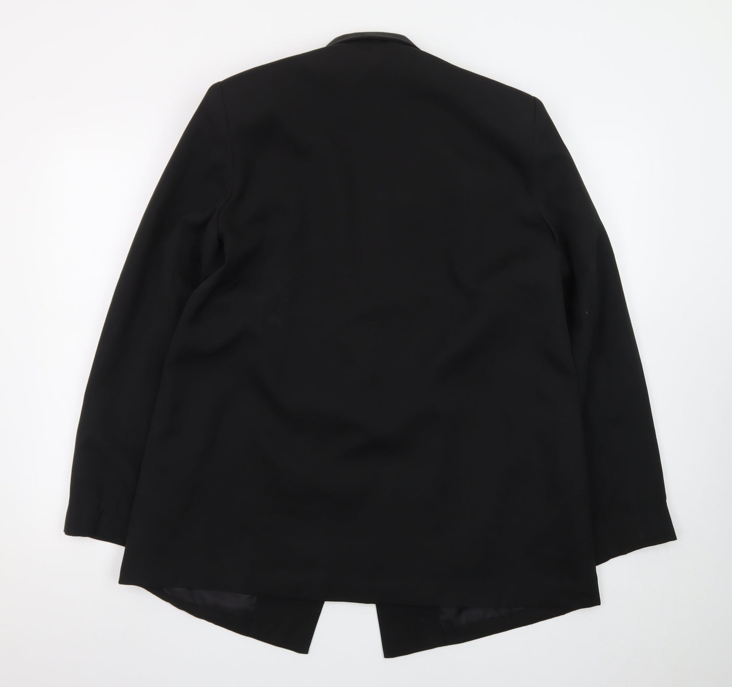 PrettyLittleThing Women’s Black Size 12 Single-Breasted Blazer