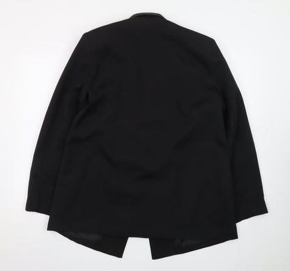 PrettyLittleThing Women’s Black Size 12 Single-Breasted Blazer