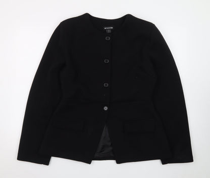 PrettyLittleThing Women’s Black Size 14 Single-Breasted Blazer