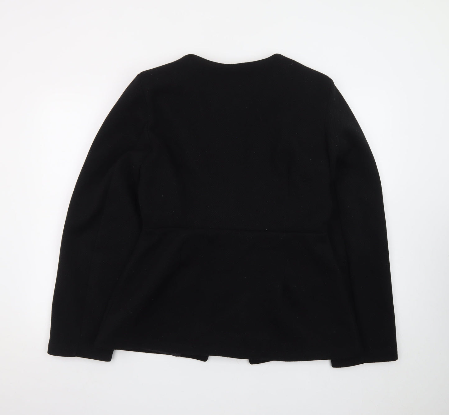 PrettyLittleThing Women’s Black Size 14 Single-Breasted Blazer
