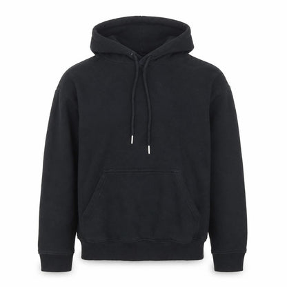 H&M Men's Black Pullover Hoodie Size S Cotton Blend Fleece