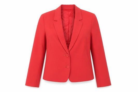 Hobbs Women Red Tailored Single-Breasted Blazer UK 10
